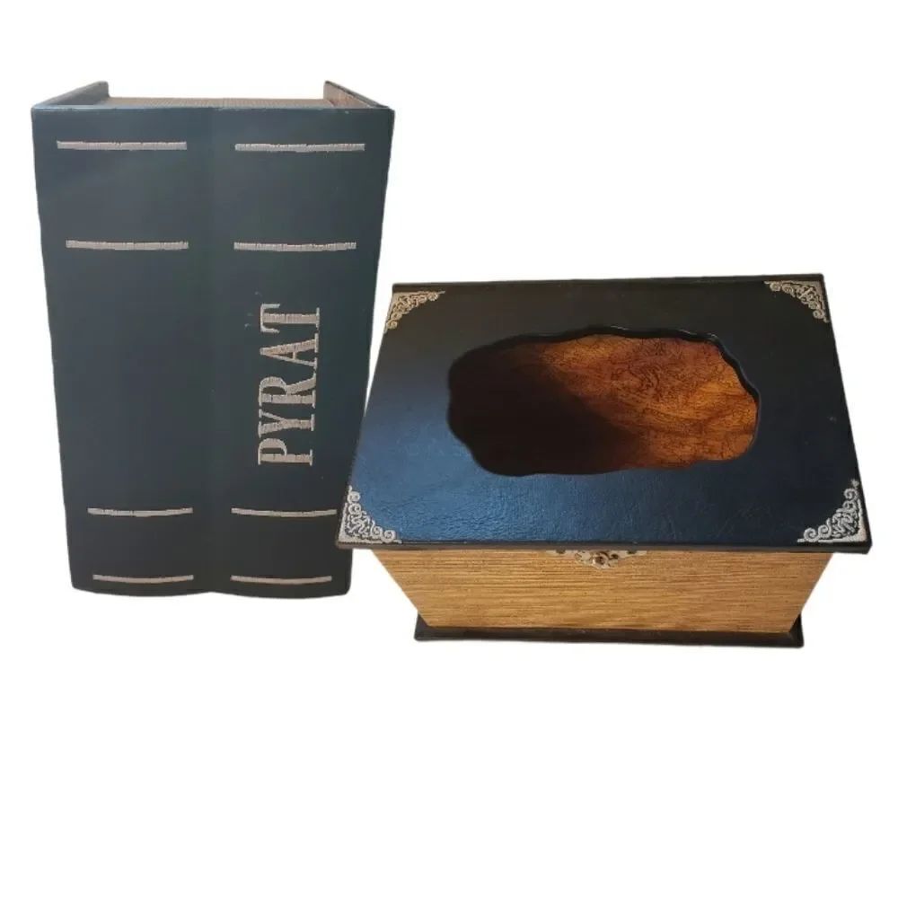 Limited Edition Pyrat Rum Antiquarian Book Case Display Box